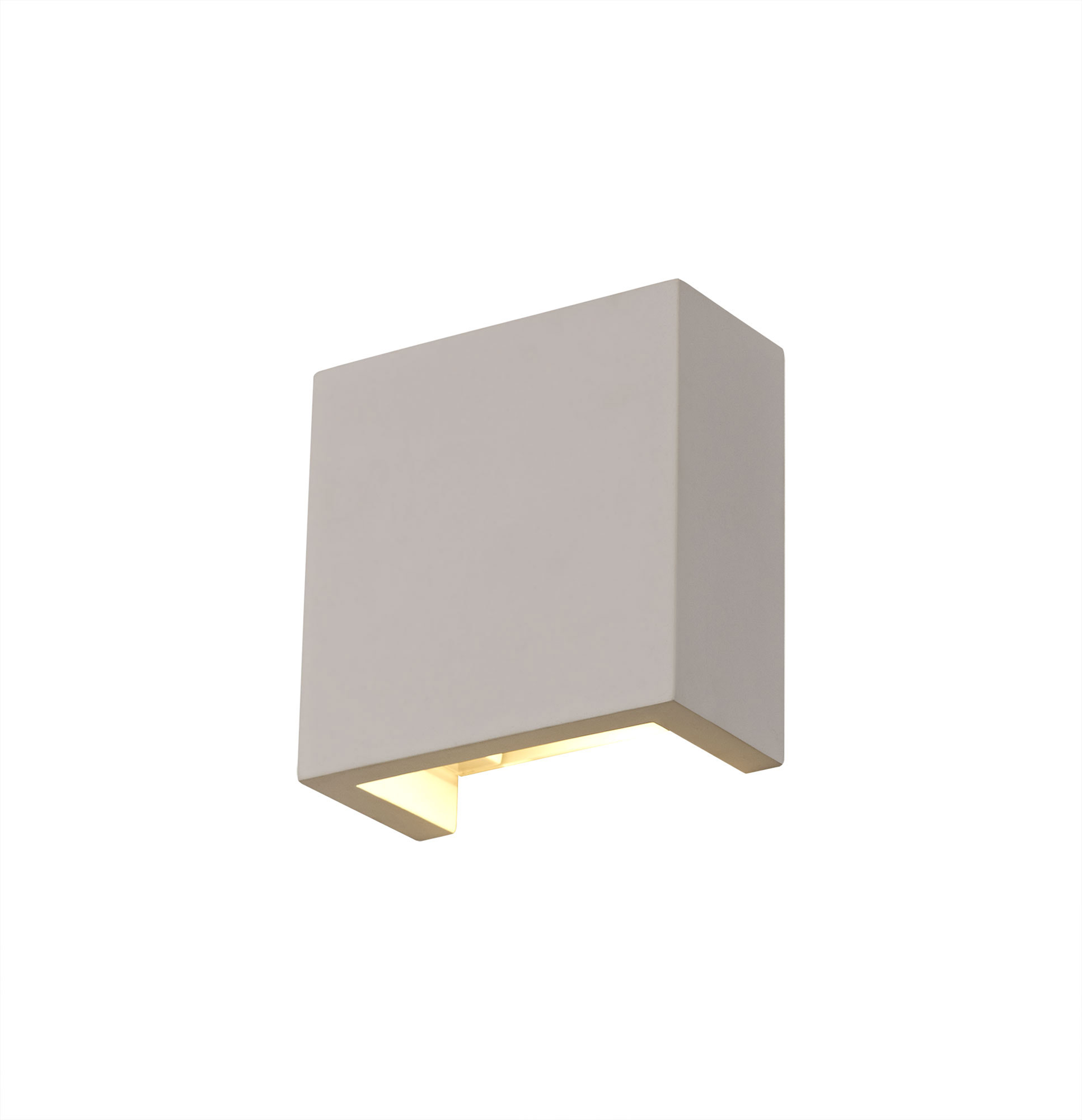 D0498  Alina Square Wall Lamp 6.5W LED White Paintable